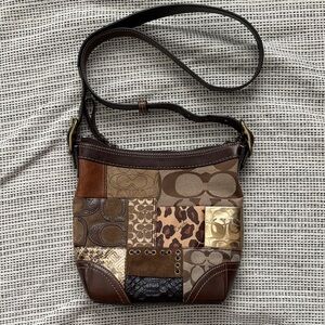 Coach vintage patchwork crossbody/shoulder bag